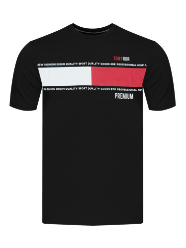 Мъжка тениска пуловер 3031 черна