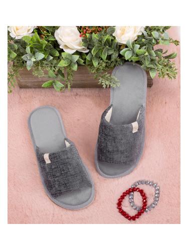 Дамски чехли Natural Style NS-075 сиви