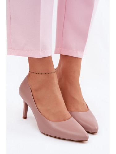 Високи токчета от лавандула на Серджо Леоне