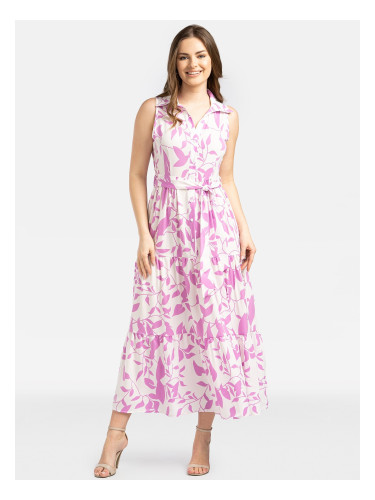 Дълга дамска рокля без ръкави PERSO