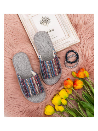 Дамски чехли Natural Style NS-074 сиви