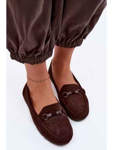 Дамски мокасини Olisa, шоколадови