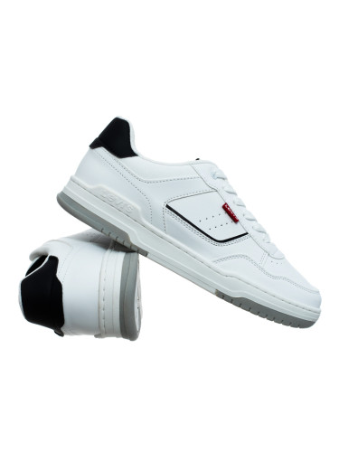 Дамски маратонки Levi's John Se бяло/черно