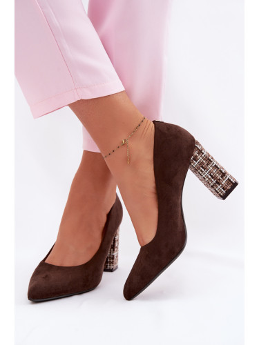 Велурени обувки с декорация Sergio Leone