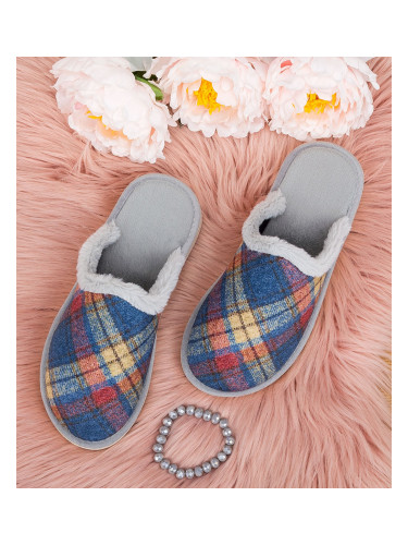 Дамски чехли Natural Style NS-104 синьо-сиви