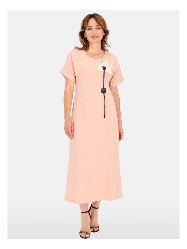 Дамска памучна рокля PERSO с 3D принт