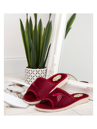 Дамски чехли Natural Style NS-037 бордо