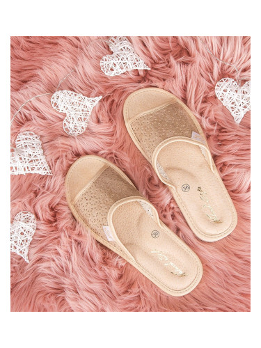 Дамски чехли Natural Style NS-116 Бежови