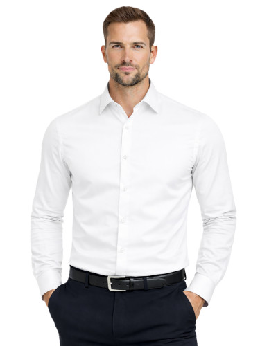 Мъжка риза Espada Regular Fit бяла