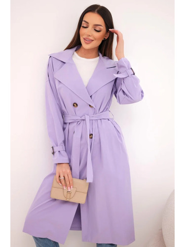 Дамско палто с връзки на талията Kesi