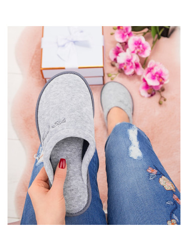 Дамски чехли Natural Style NS-042 сиви