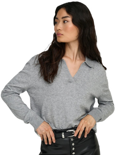 Само - Дамски пуловер Onlbi Polo Pullover