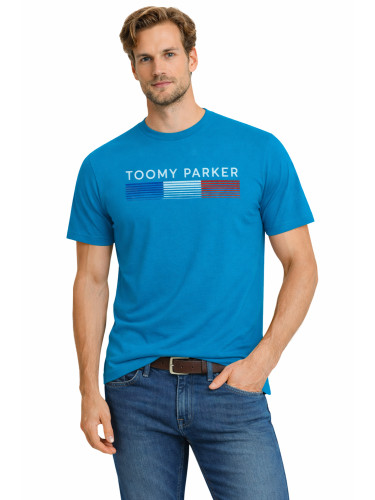 Мъжки пуловер, син