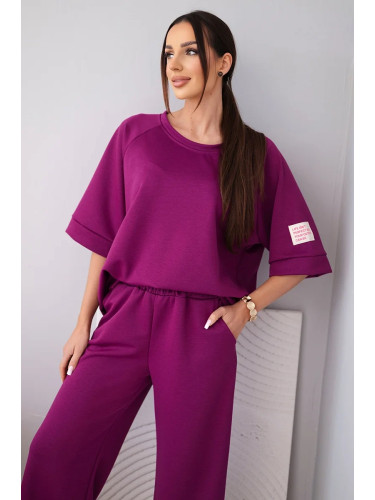 Комплект от дамски суитшърт и панталон Kesi Włoski