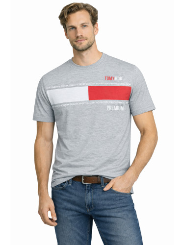 Мъжка тениска пуловер 3031 сив