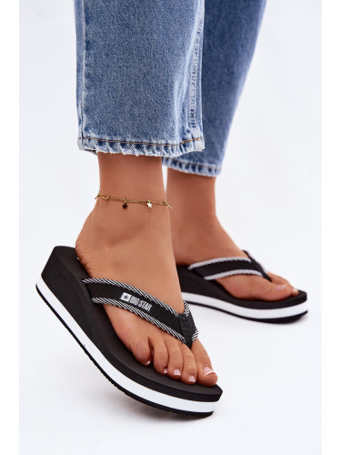 Дамски джапанки на платформа BIG STAR SHOES