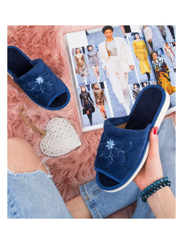 Дамски чехли Natural Style NS-001 сини