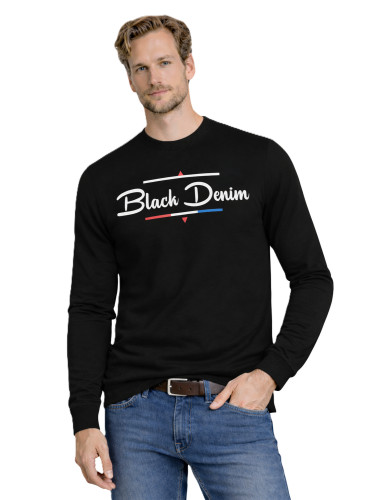 Мъжки пуловер с качулка