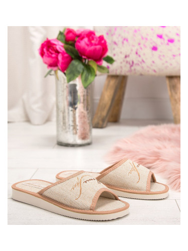 Дамски чехли Natural Style NS-015 Бежови