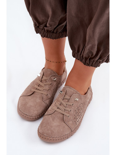 Дамски велурени мокасини Evento Feliva