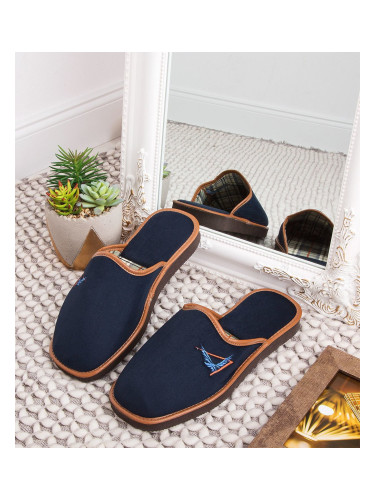 Мъжки чехли Natural Style NS-057 сини