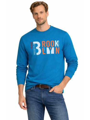 Мъжки суитшърт пуловер син