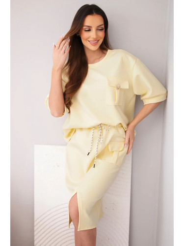 Комплект Kesi Włoski в цвят масло