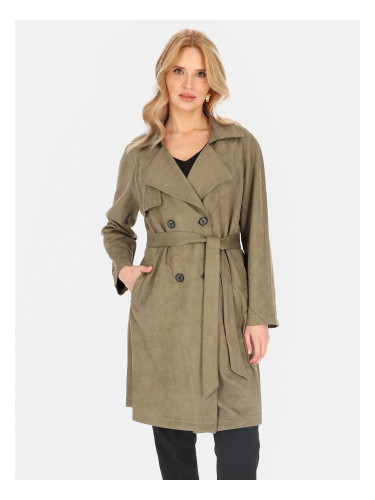 Дамски тренчкот от изкуствен велур PERSO