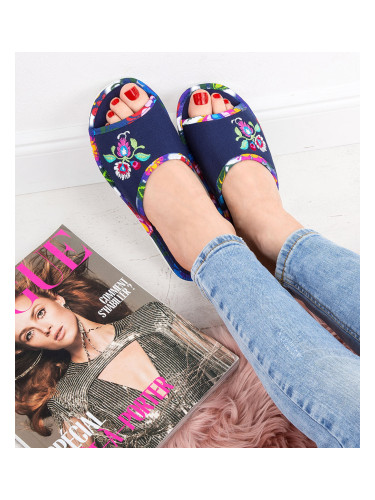 Дамски чехли Natural Style NS-060 сини