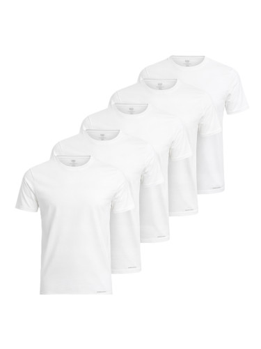 Мъжка тениска Scotch & Soda, бяла, 5 броя