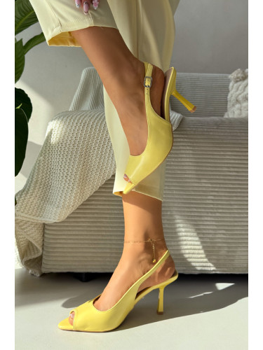 Дамски жълти сандали Boto Sevina
