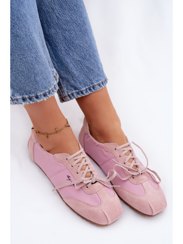 Дамски велурени ниски маратонки Big Star