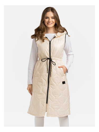 Дамски ватиран елек с качулка PERSO