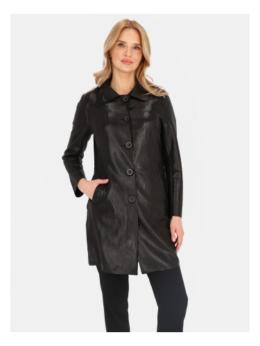 Дамско преходно палто с копчета