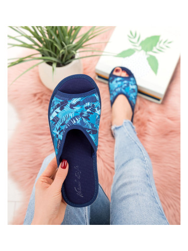 Дамски чехли Natural Style NS-064 сини