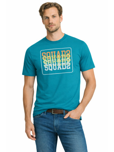 Мъжка тениска пуловер 3001 тюркоаз