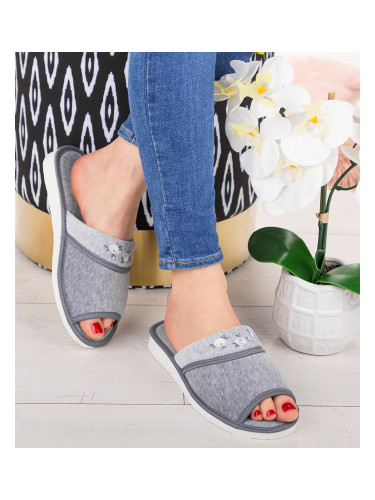 Дамски чехли Natural Style NS-054 сиви