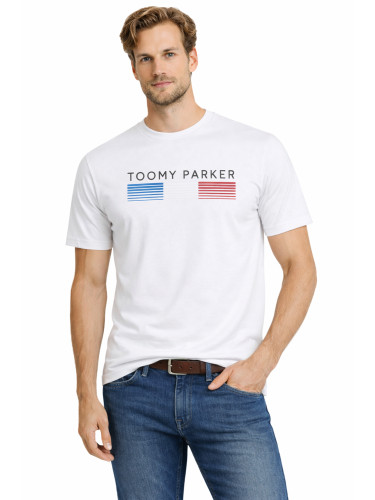 Мъжки пуловер - 3005 бял