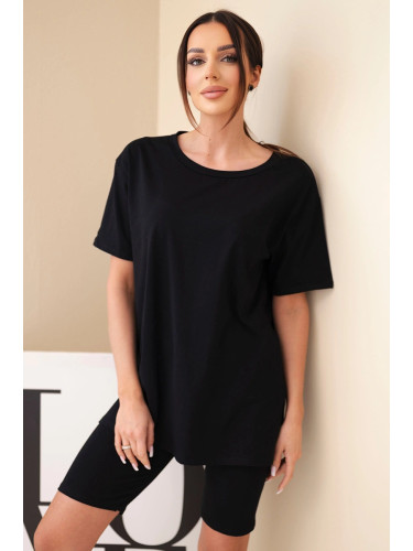 Жълт дамски памучен комплект Kesi