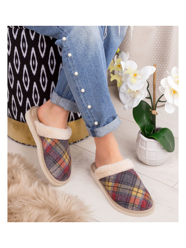 Дамски чехли Natural Style NS-101, бежово-сиви