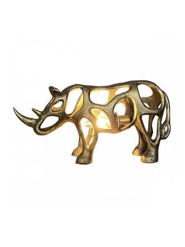 Настолна лампа DKD Home Decor Златен Алуминий (44 x 11 x 22 cm)