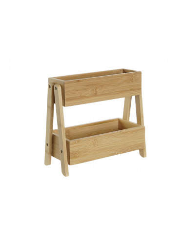 Рафтове DKD Home Decor Дървен Бамбук 27 x 12 x 25 cm