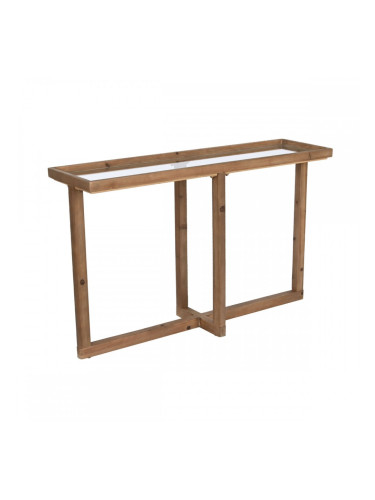Console Home ESPRIT Кафяв Кристал Ела 120 x 33 x 75 cm