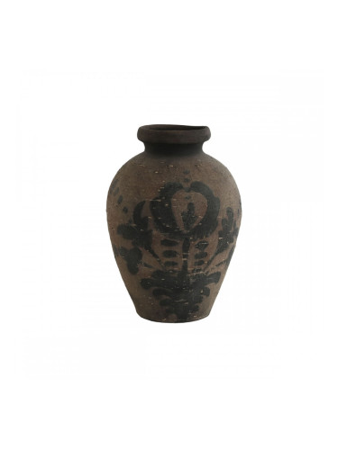 Ваза Home ESPRIT Кафяв теракота Ориенталски 29 x 29 x 42 cm