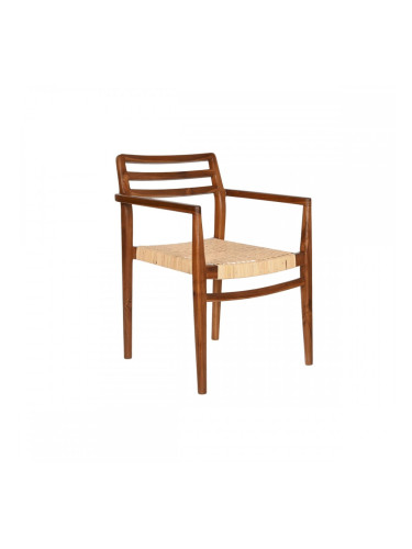 Стол DKD Home Decor Кафяв Бежов Естествен 50 x 56 x 86 cm