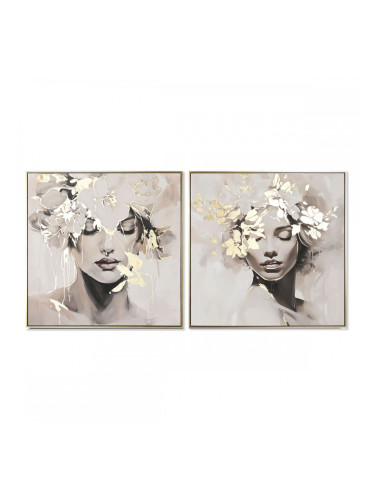 Картина Home ESPRIT Lilled 82,3 x 4,5 x 82,3 cm (2 броя)