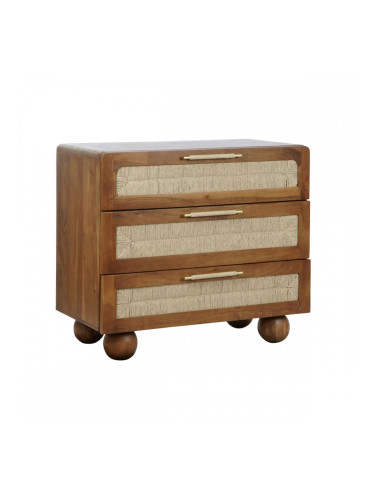 Скрин DKD Home Decor Кафяв Aкациево дърво Модерен 90 x 45 x 90 cm