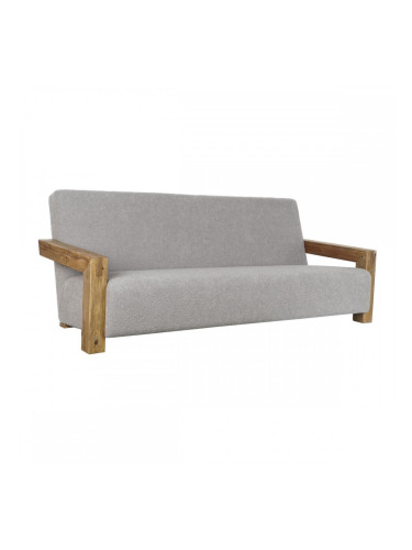 Фотьойл DKD Home Decor Естествен Светло сив Рециклирано дърво Модерен 221 x 94 x 83 cm