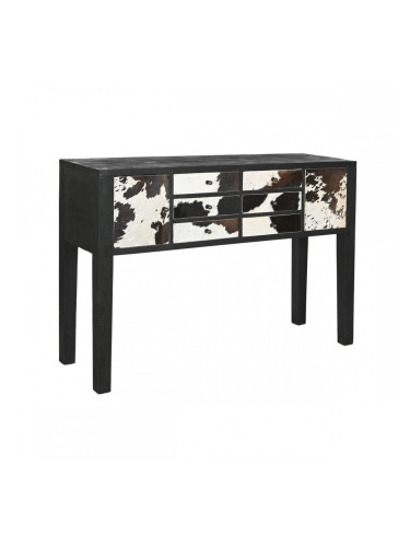 Console Home ESPRIT Кожа Дърво манго 135 x 40 x 94 cm