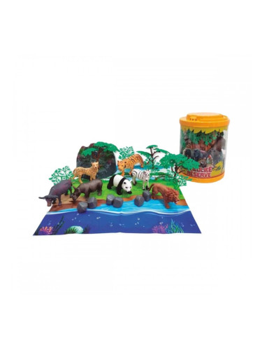 Playset 22 x 17 cm Животни
